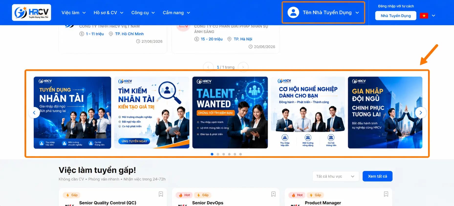 Banner Trang Chủ Nhỏ