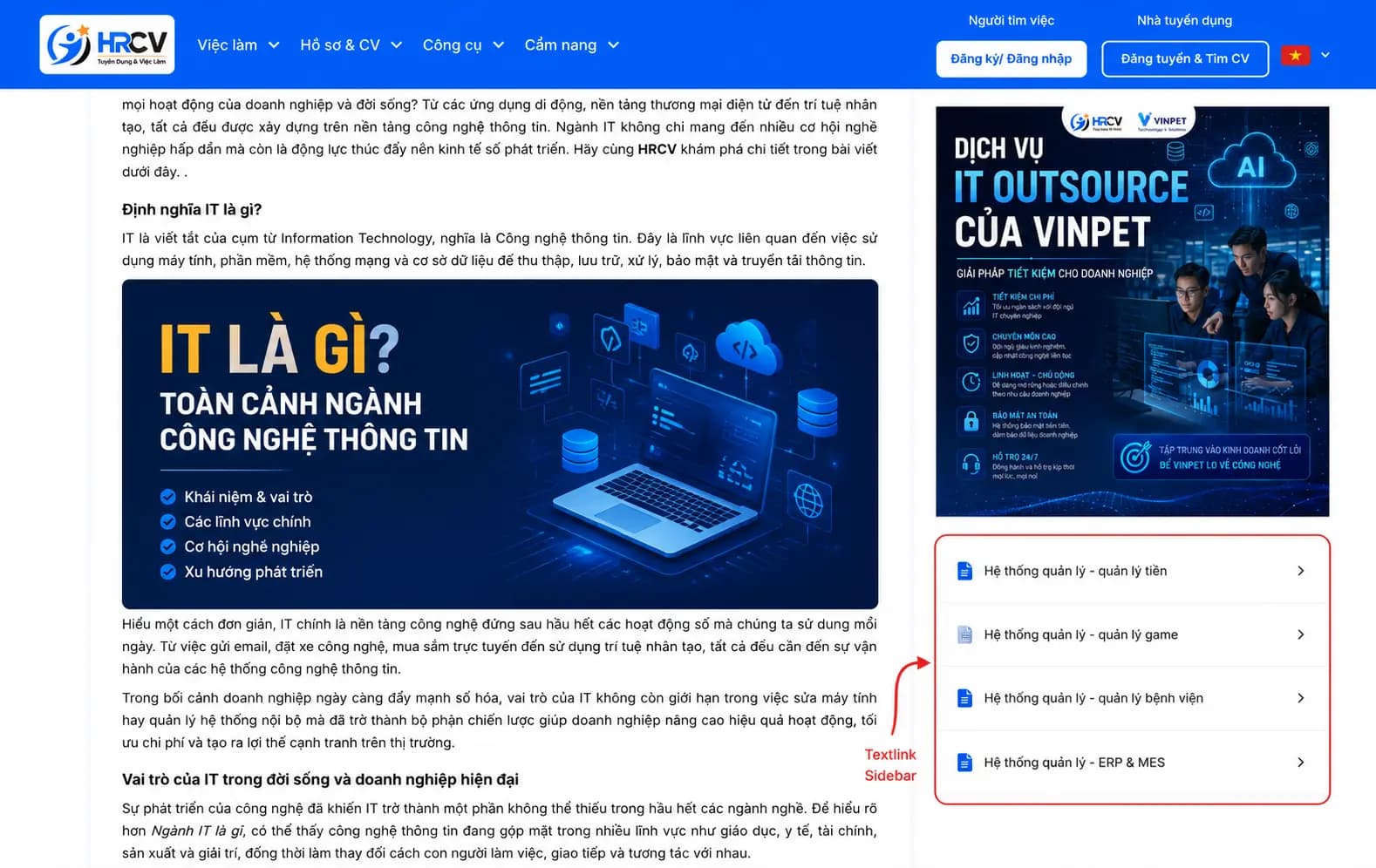 Textlink Sidebar